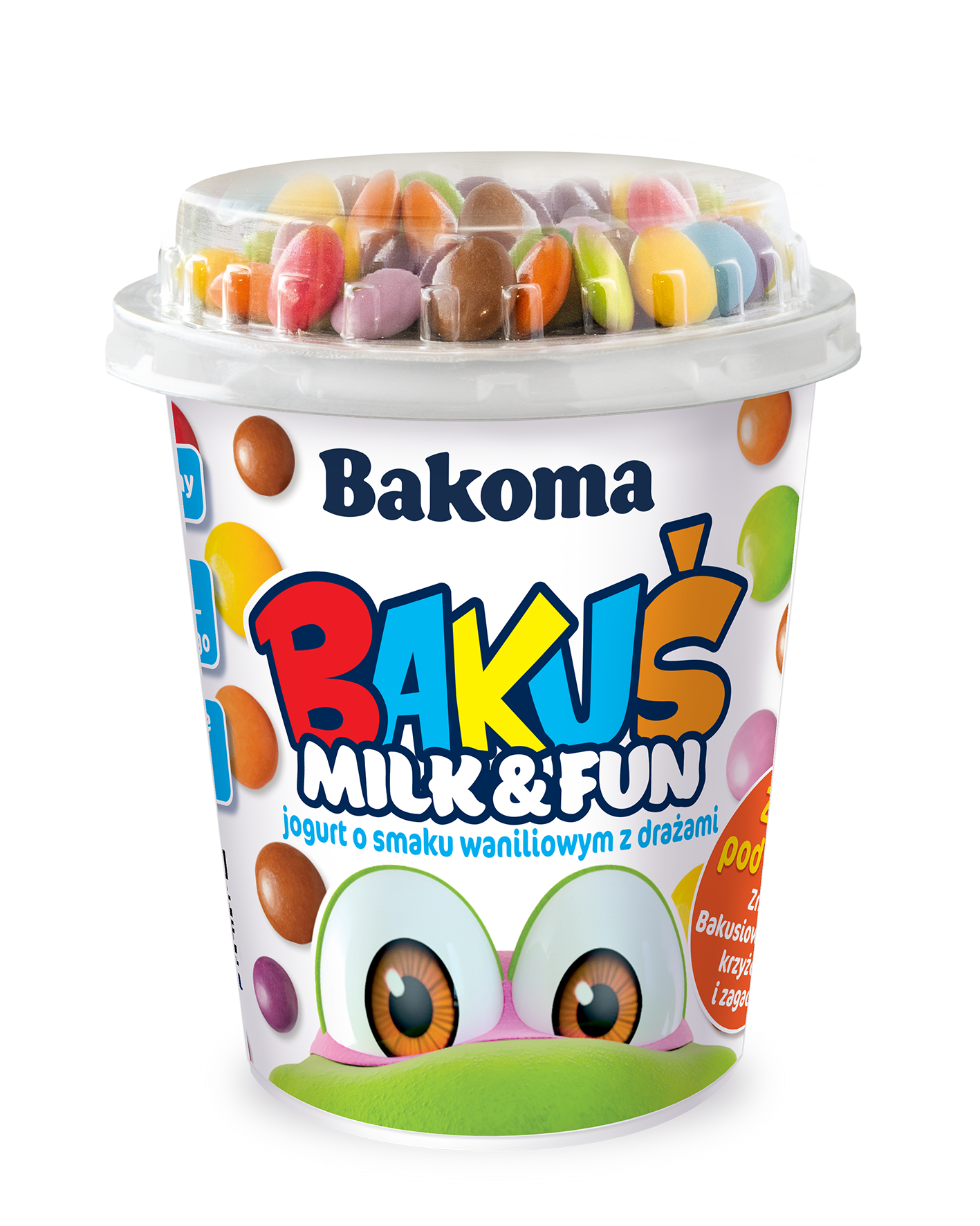 Bakuś Milk & Fun z drażami
