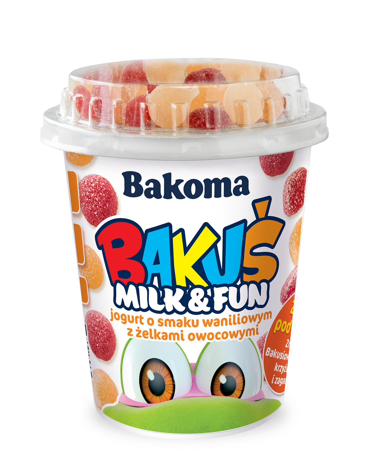 Bakuś Milk & Fun z żelkami